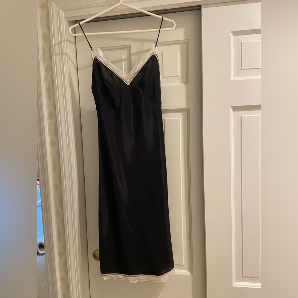 Gorgeous Allen black slip dress size small